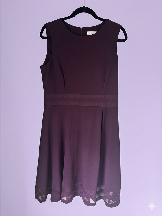 Calvin Klein Dresses & Skirts - Calvin Klein Sleeveless Plum Fit-and-Flare Dress